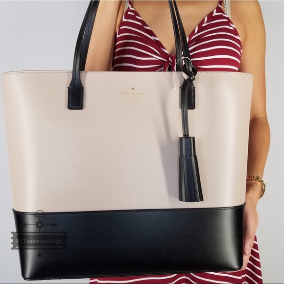 Kate spade Karla Wright place tote almond black - Picture 4 of 8